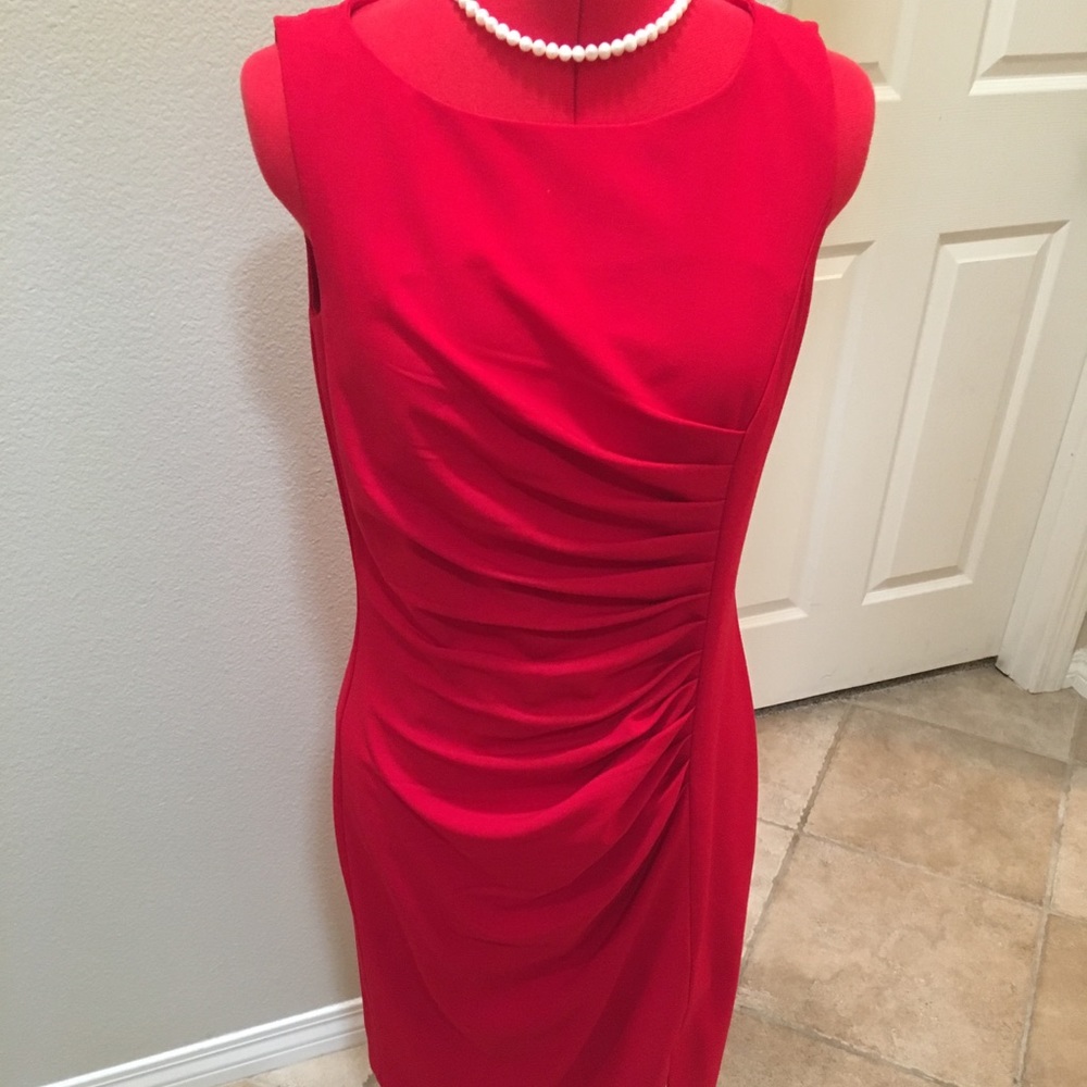 Red Calvin Klein Dress